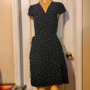 BNWT Blue floral wrap udress